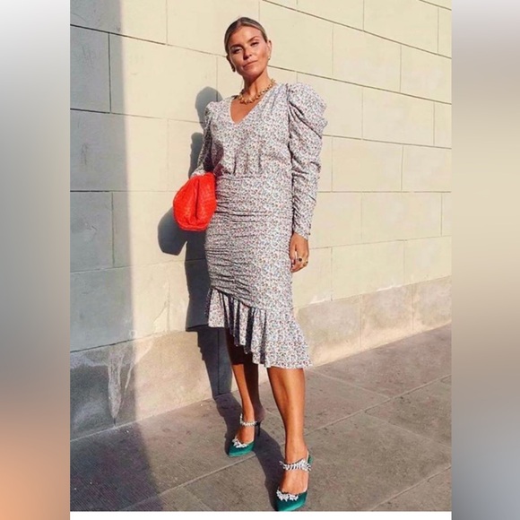 Notes du Nord Naya Flower Symphony Dress Size 36 - Picture 12 of 13